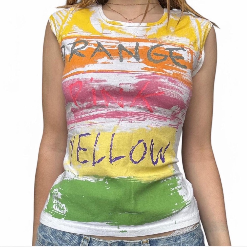 Vintage Axara colour design top 🎨